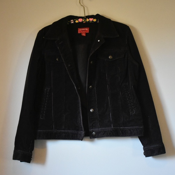 CHAPS Brown Courduroy Jacket - Picture 5 of 7